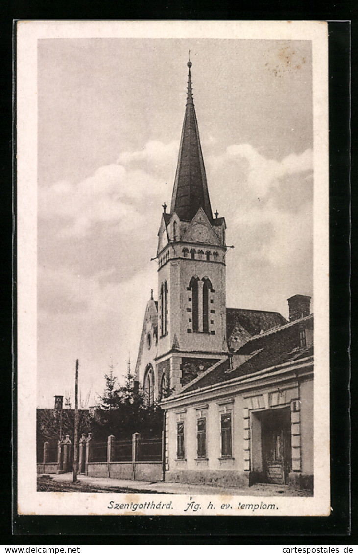 AK Szentgotthard, Ag. H. Ev. Templom  - Hongrie