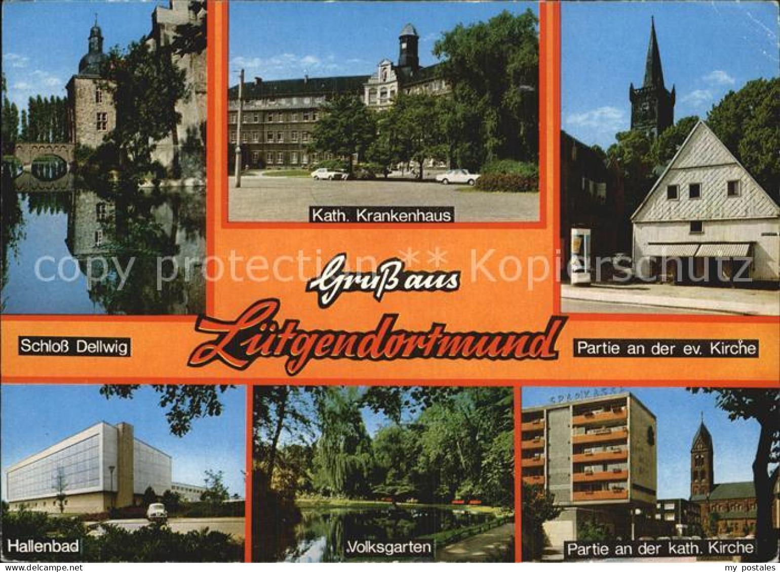72603603 Luetgendortmund Schloss Dellwig Krankenhaus Kirche Volksgarten Hallenba - Dortmund