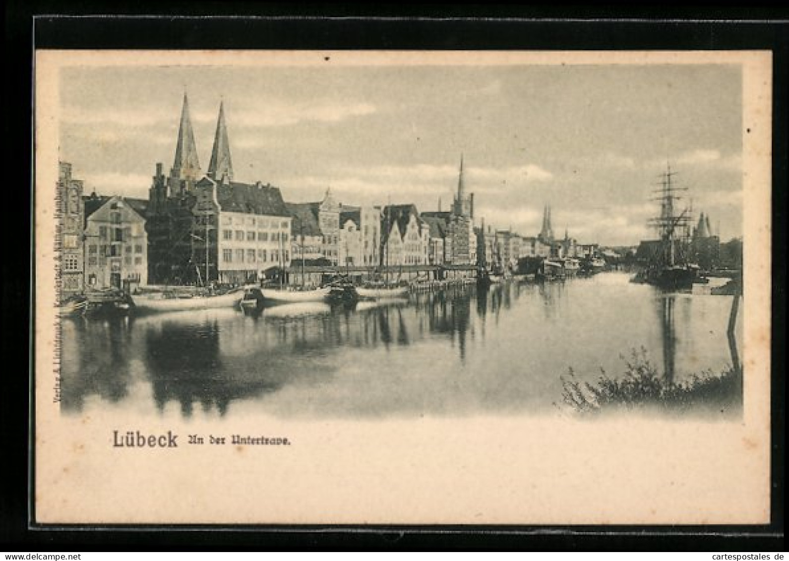 AK Lübeck, Hafenpartie An Der Untertrave  - Andere & Zonder Classificatie