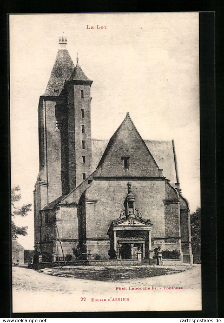 CPA Assier, L`Eglise  - Assier