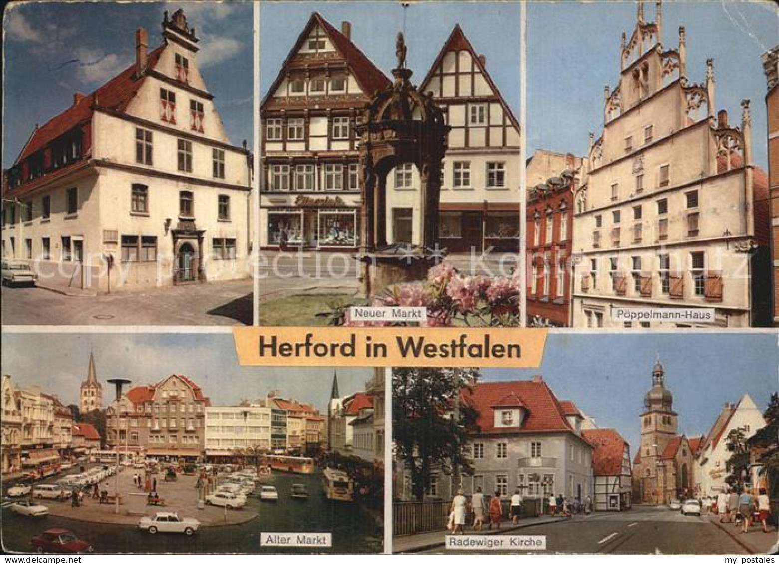 72603468 Herford Fruehherrenhaus Geburtshaus Von Otto Von Weddigen Markt Poeppel - Herford