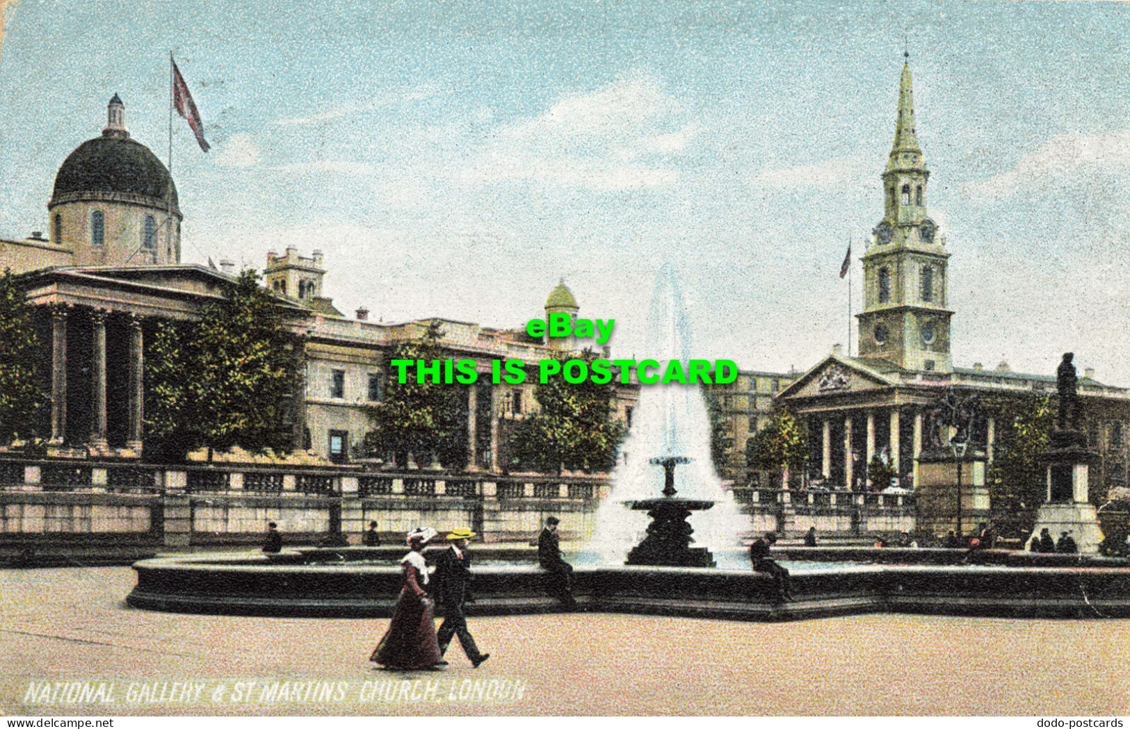 R584847 London. National Gallery And St. Martins Church. P. P. And P. 1906 - Autres & Non Classés