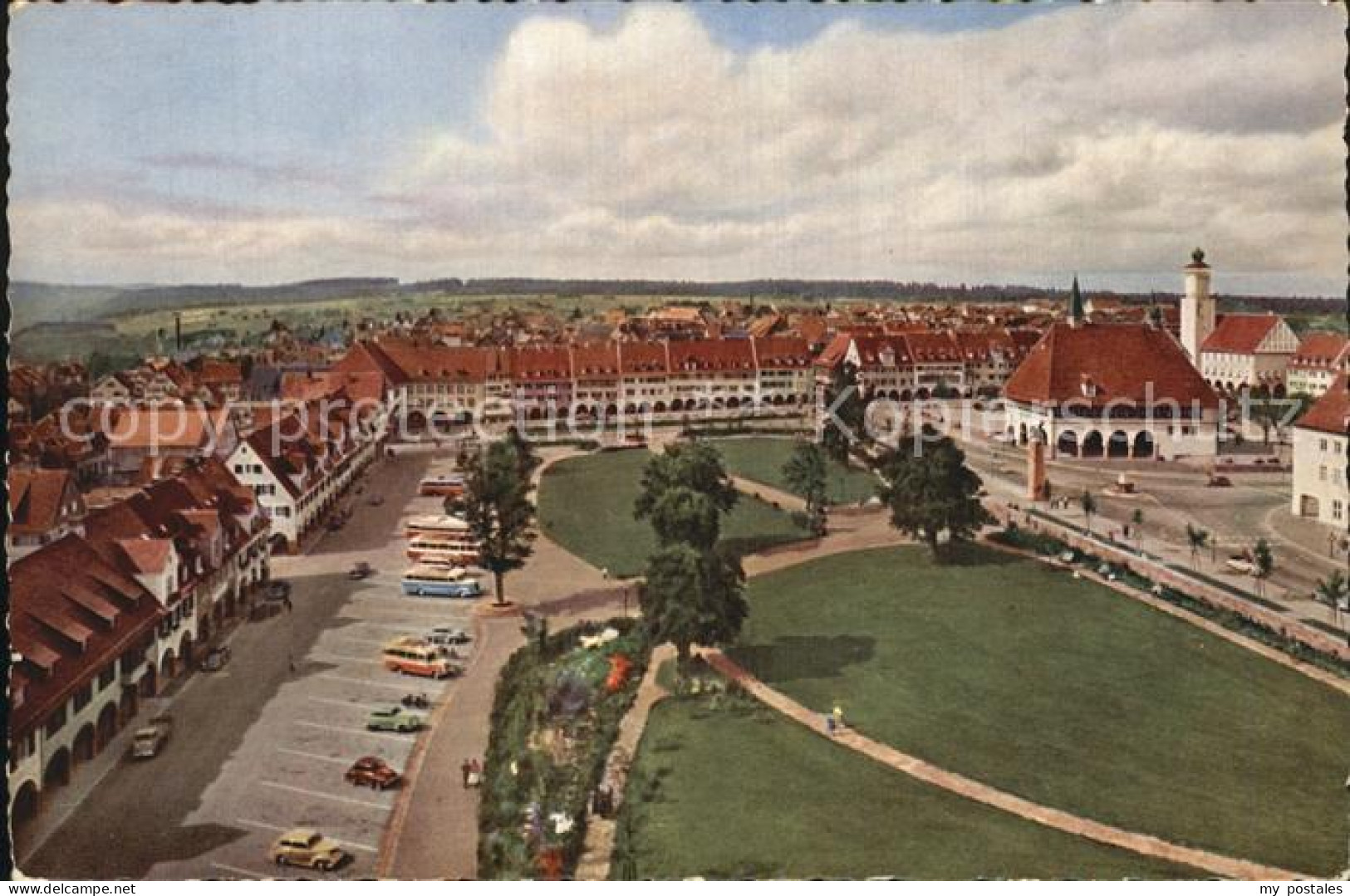 72601754 Freudenstadt Unterer Markt Mit Stadt Und Rathaus Freudenstadt - Freudenstadt