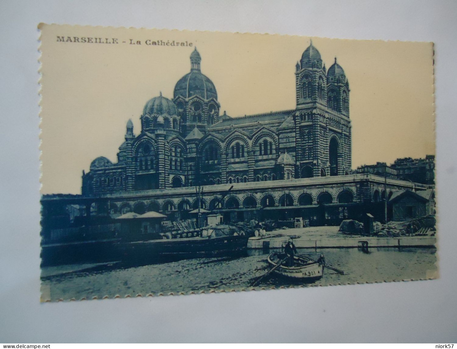 FRANCE  POSTCARDS  MARSEILLE CATHENTRALE  1927 - Autres & Non Classés