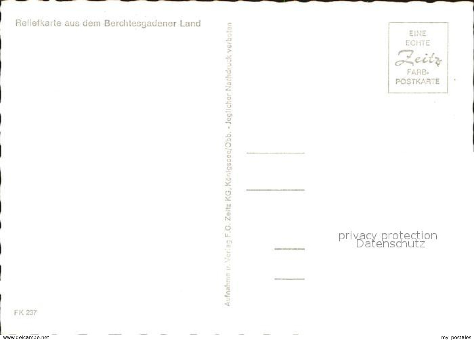 72601744 Berchtesgaden Reliefkarte Berchtesgadener Land Berchtesgaden - Berchtesgaden