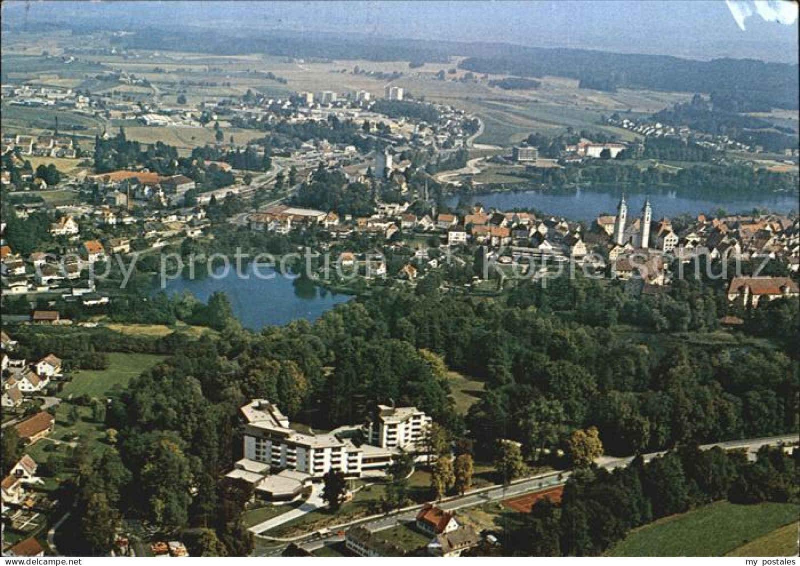 72601718 Bad Waldsee Fliegeraufnahme Schlossparkklinik  Bad Waldsee - Bad Waldsee