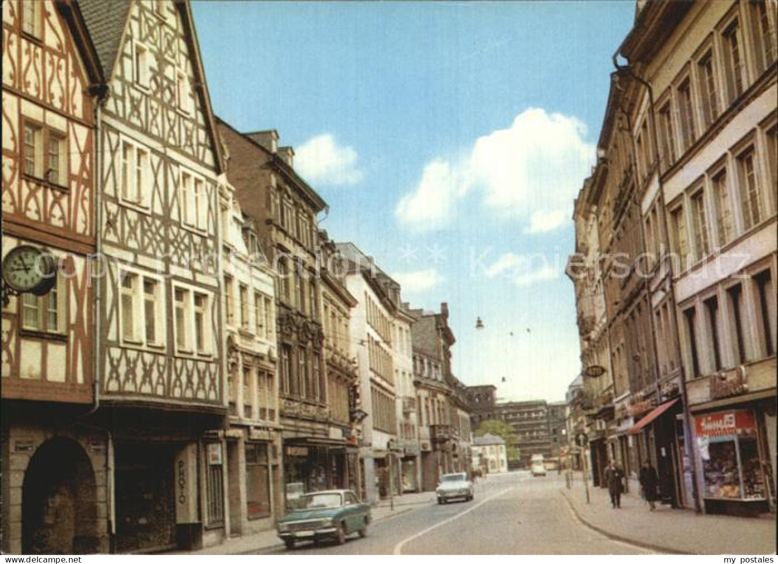 72600596 Trier Simeonstrasse Mit Blick Auf Porta Niegra Fachwerkhaeuser Trier - Trier