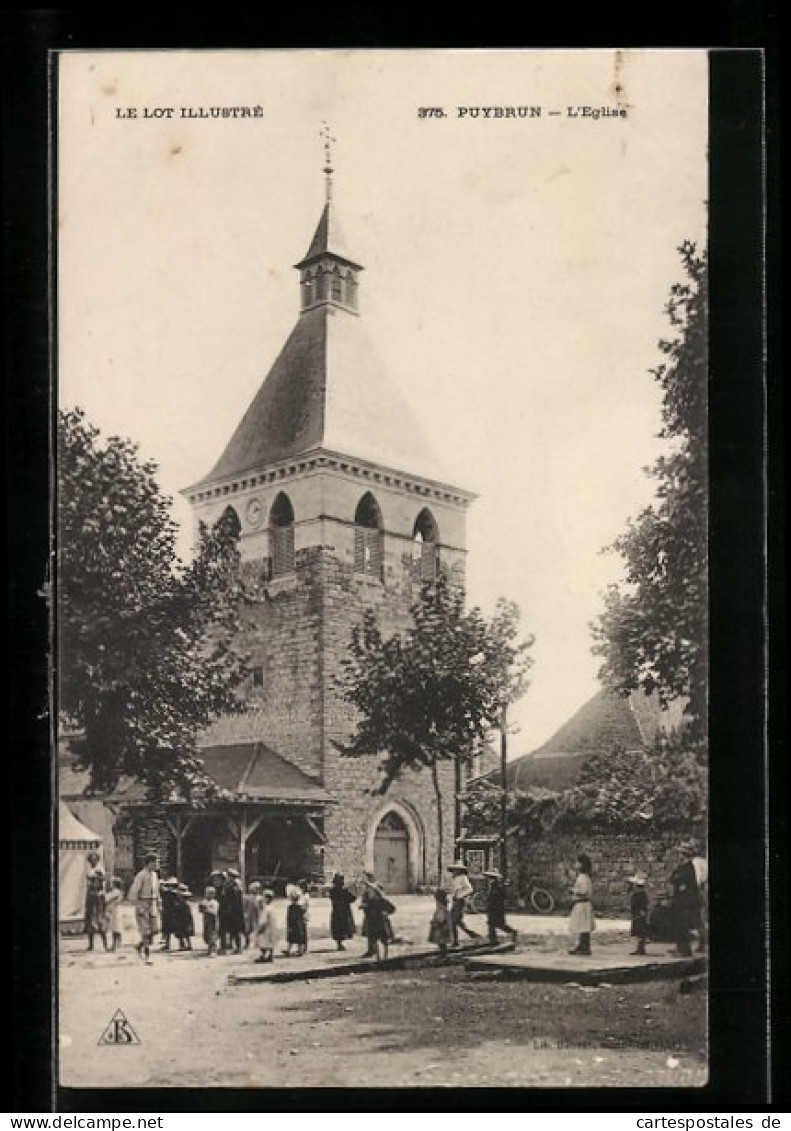 CPA Puybrun, L`Eglise  - Autres & Non Classés