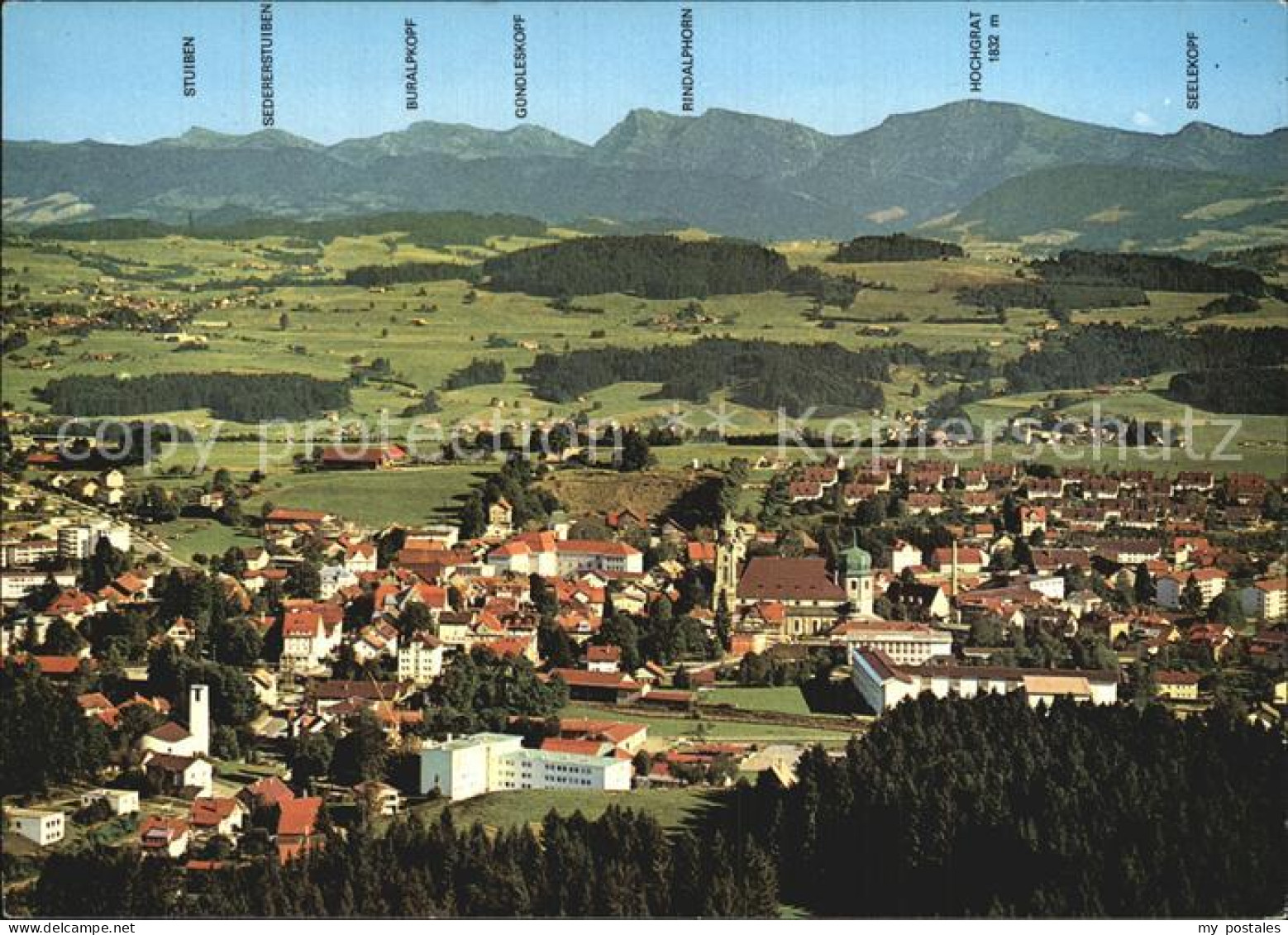 72600584 Lindenberg Allgaeu Panorama Allgaeuer Alpen Fliegeraufnahme Lindenberg - Lindenberg I. Allg.