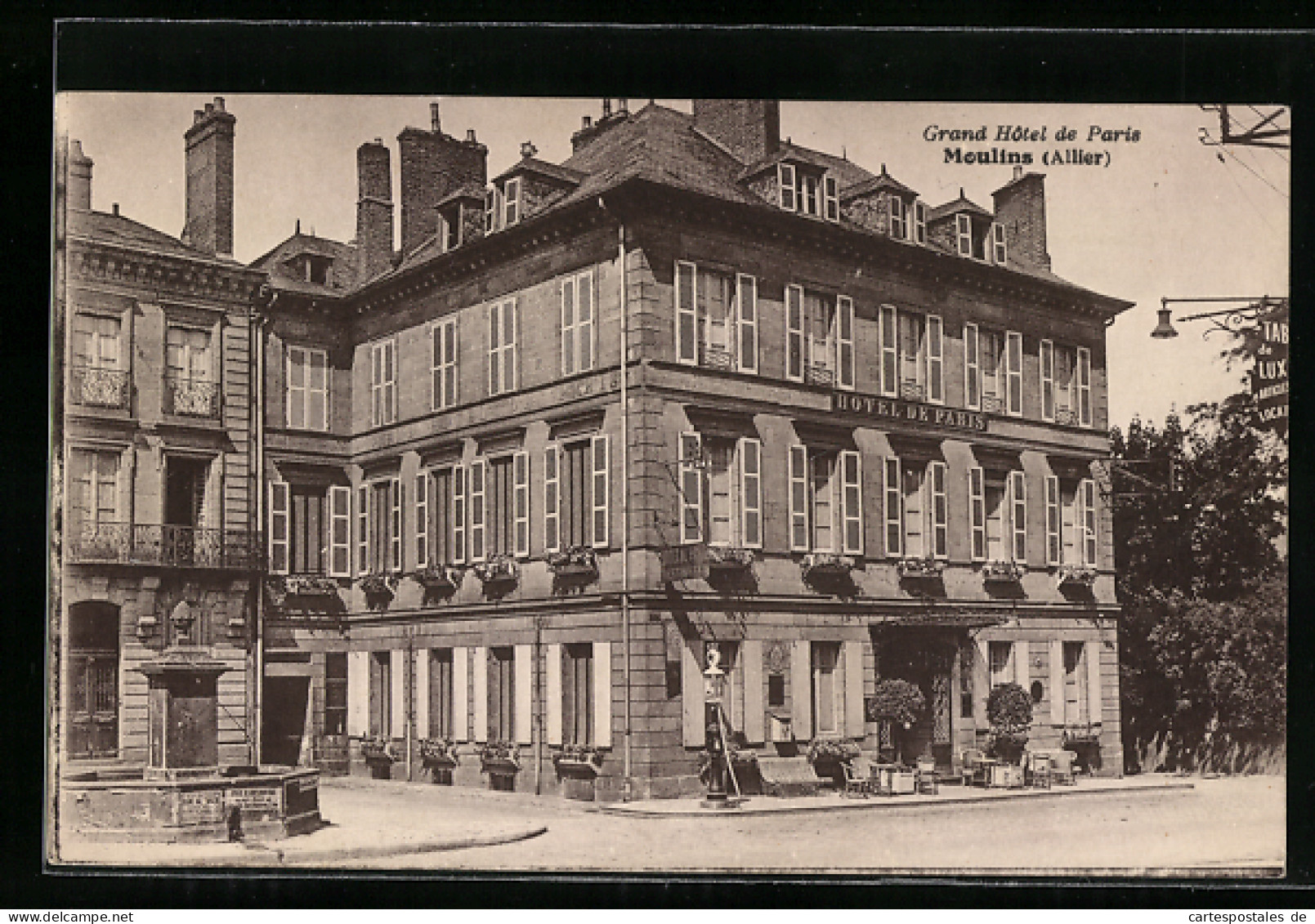 CPA Moulins, Grand Hôtel De Paris  - Moulins