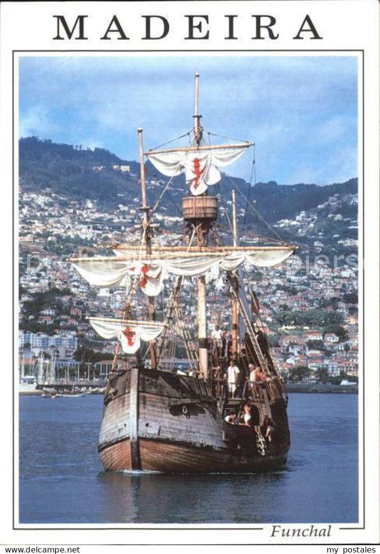 72600546 Funchal Santa Maria Kopie Segelschiff Von Christoph Kolumbus Funchal - Autres & Non Classés