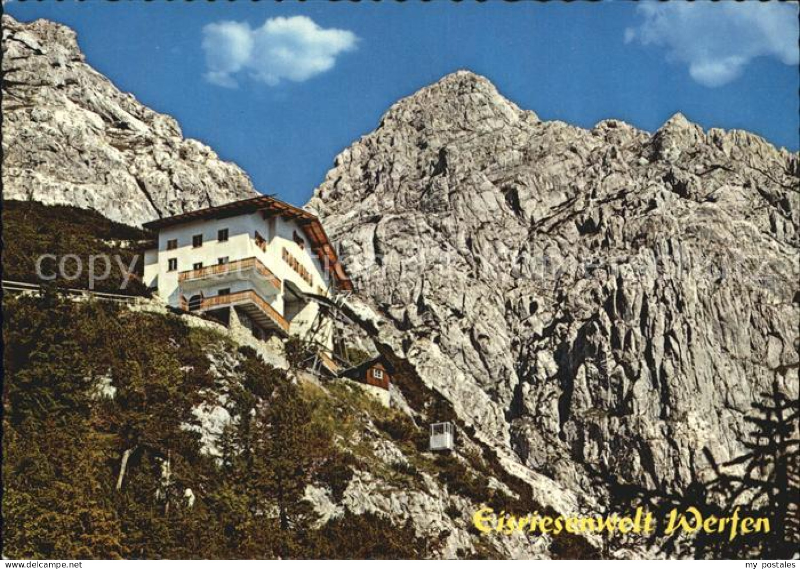 72600462 Werfen Salzburg Bergstation Eisriesenwelt Eishoehle Tennengebirge Werfe - Autres & Non Classés