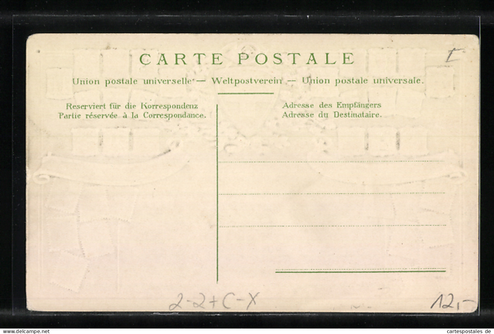 Präge-AK Zürich, Blick Vom Limmat Auf Die Stadt, Gerahmt Von Briefmarken Und Wappen Der Kantone  - Autres & Non Classés