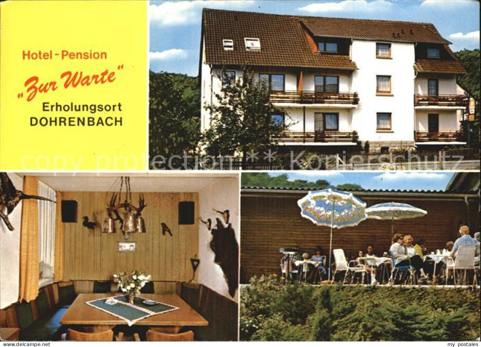 72600416 Dohrenbach Hotel Pension Zur Warte Terrasse Witzenhausen - Witzenhausen