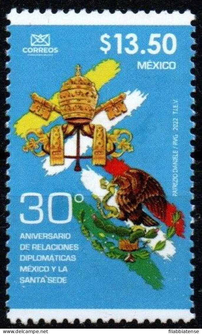 2022 - Messico - Relazioni Diplomatiche Con Il Vaticano   +++++++ - Mexico
