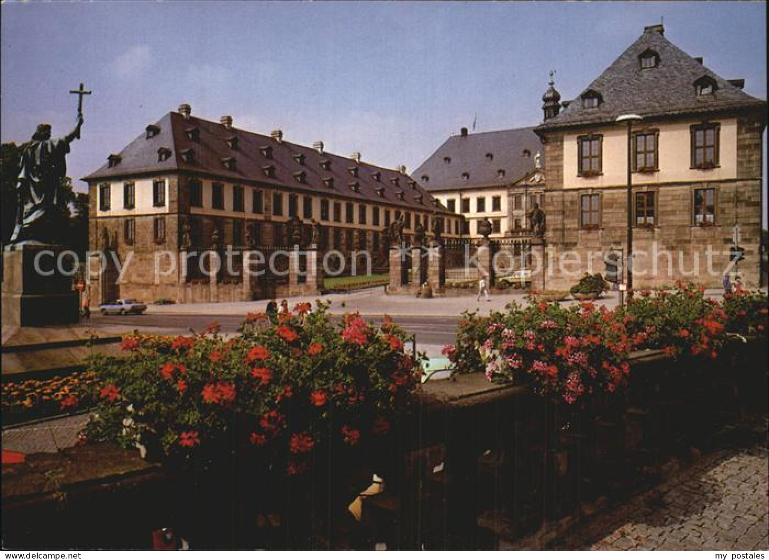 72600347 Fulda Stadtschloss Mit Bonifatiusdenkmal Barockstadt Fulda - Fulda