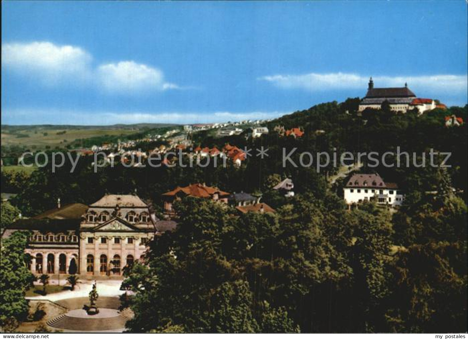 72600346 Fulda Barockstadt Blick Zur Orangerie Frauenberg Kloster Fulda - Fulda
