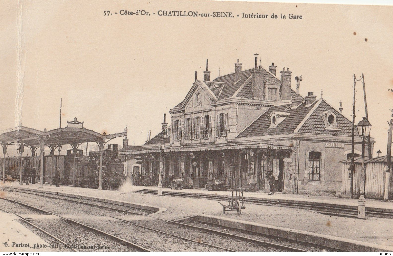 21 CHATILLON SUR SEINE Intérieur De La Gare - Chatillon Sur Seine