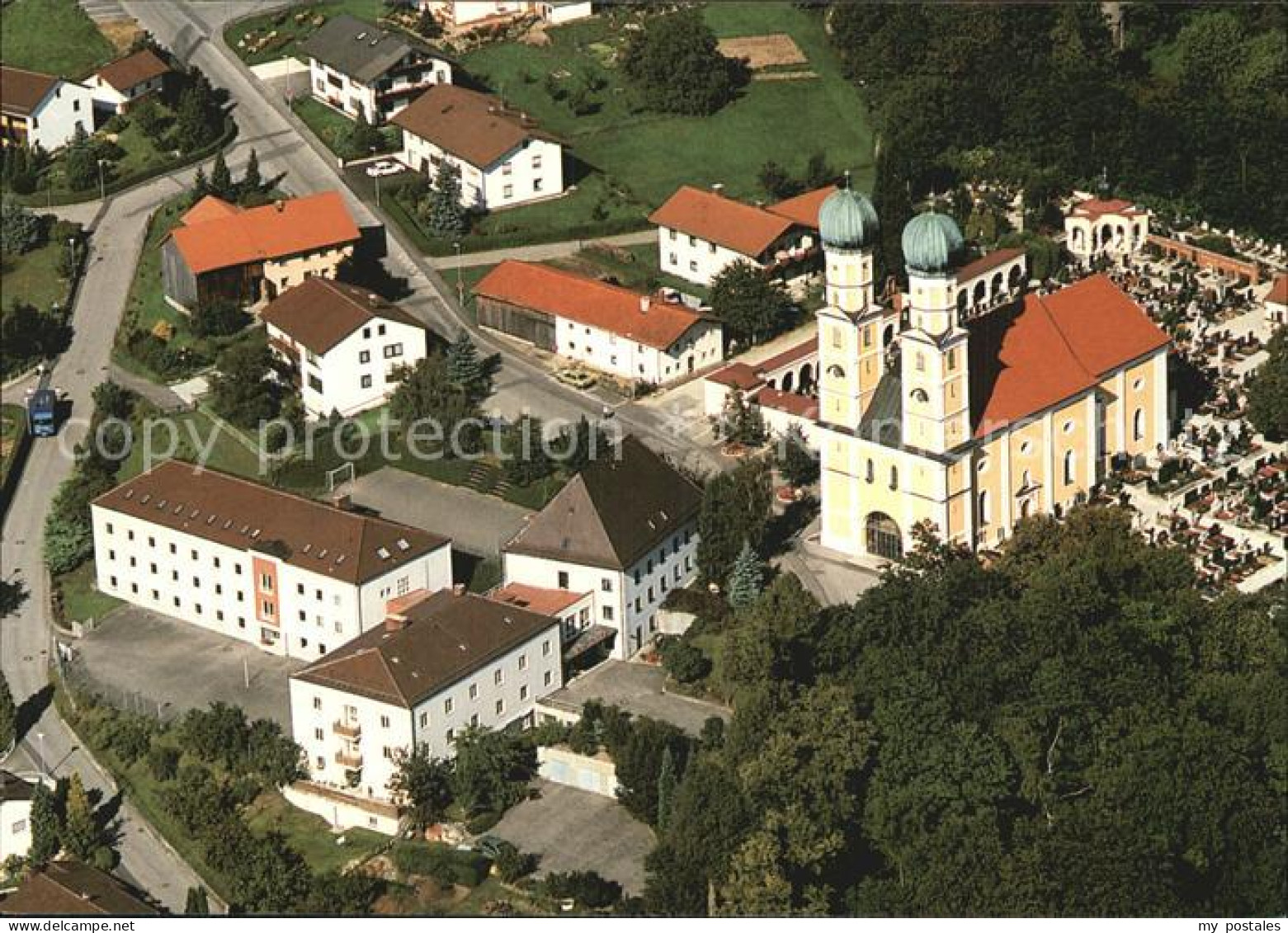 72599642 Pfarrkirchen Inn Wallfahrtskirche Gartlberg Salvatorkolleg Fliegeraufna - Pfarrkirchen