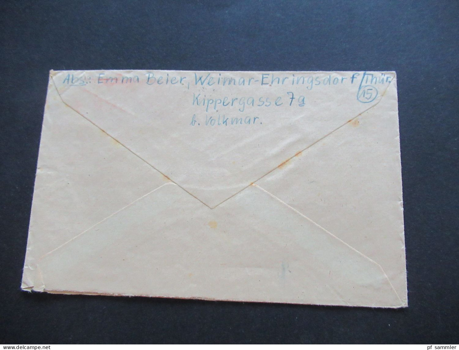 SBZ Thüringen 2.1926 Friedrich Von Schiller Mi.Nr.97 EF Und MeF Je Mit Tagesstempel Weimar Als Fernbrief Nach Hemer - Lettres & Documents