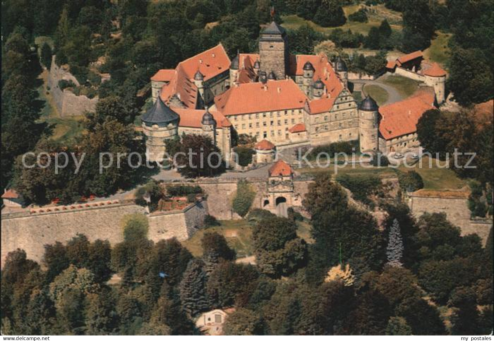 72599507 Kronach Oberfranken Fliegeraufnahme Veste Rosenberg Kronach - Kronach