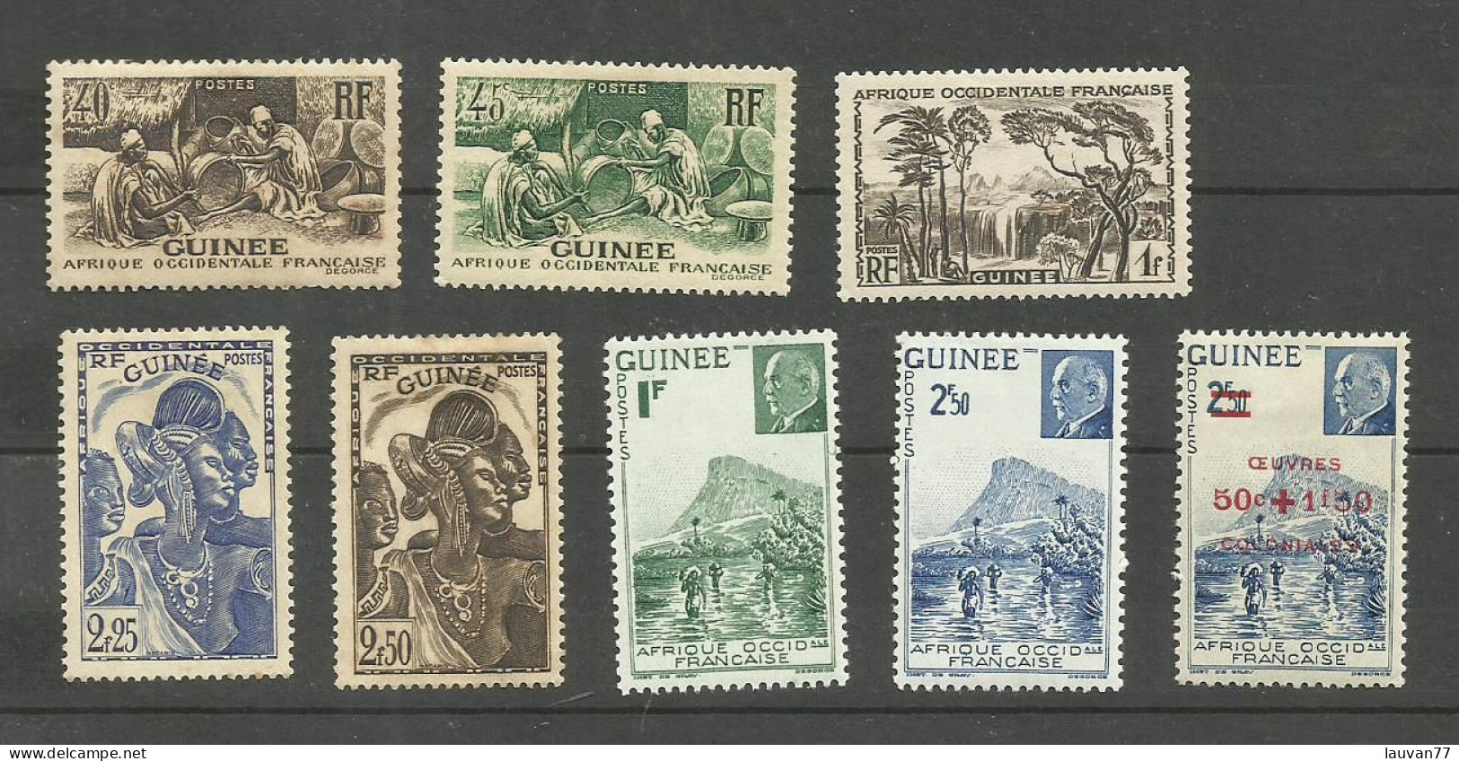 GUINEE N°158, 159, 163, 167, 168, 176, 177, 185 Neufs Avec Charnière* Cote 6.70€ - Unused Stamps