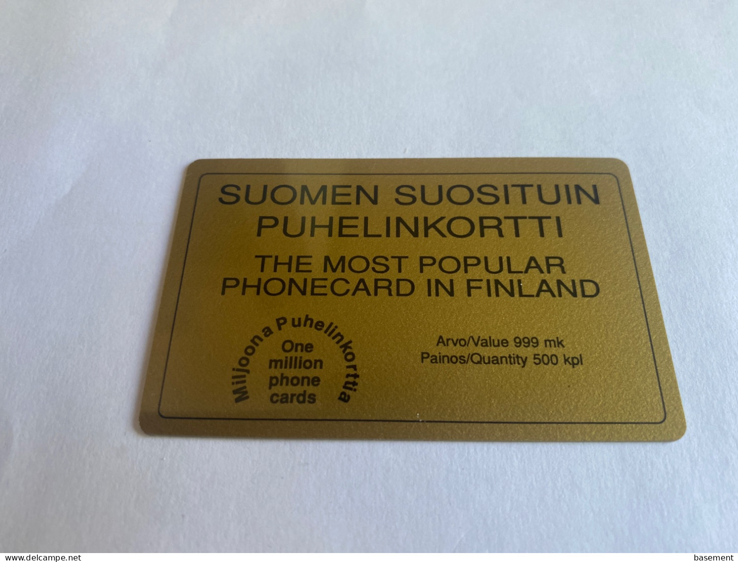 1:063 - Finland S10 Rare Card Ericsson - Finlande