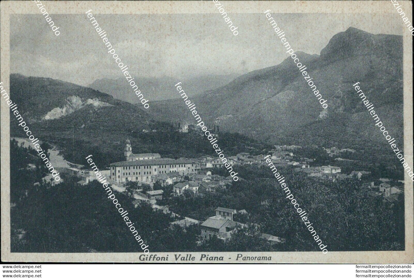 Bh60 Cartolina Giffoni Valle Piana Panorama Provincia Di Salerno - Salerno