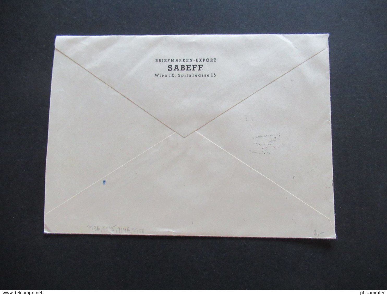 Österreich 1964 MiF Mit 4 Marken Einschreiben Wien 101 Auslandsbrief Nach Menden Sauerland / Inhalt Zollfrei Sabeff - Covers & Documents