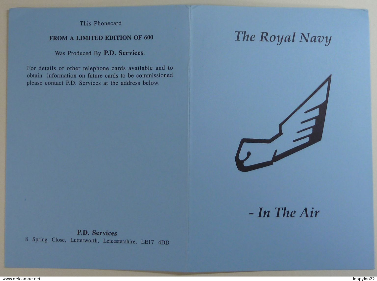 UK - BT - L&G - The Royal Navy - In The Air - EH1011 MERLIN - Limited Edition In Folder - 600ex - Mint - BT General Issues