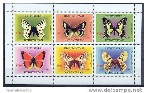 Kyrgyzstan 1998. Butterflies. M/S** - Kirgisistan