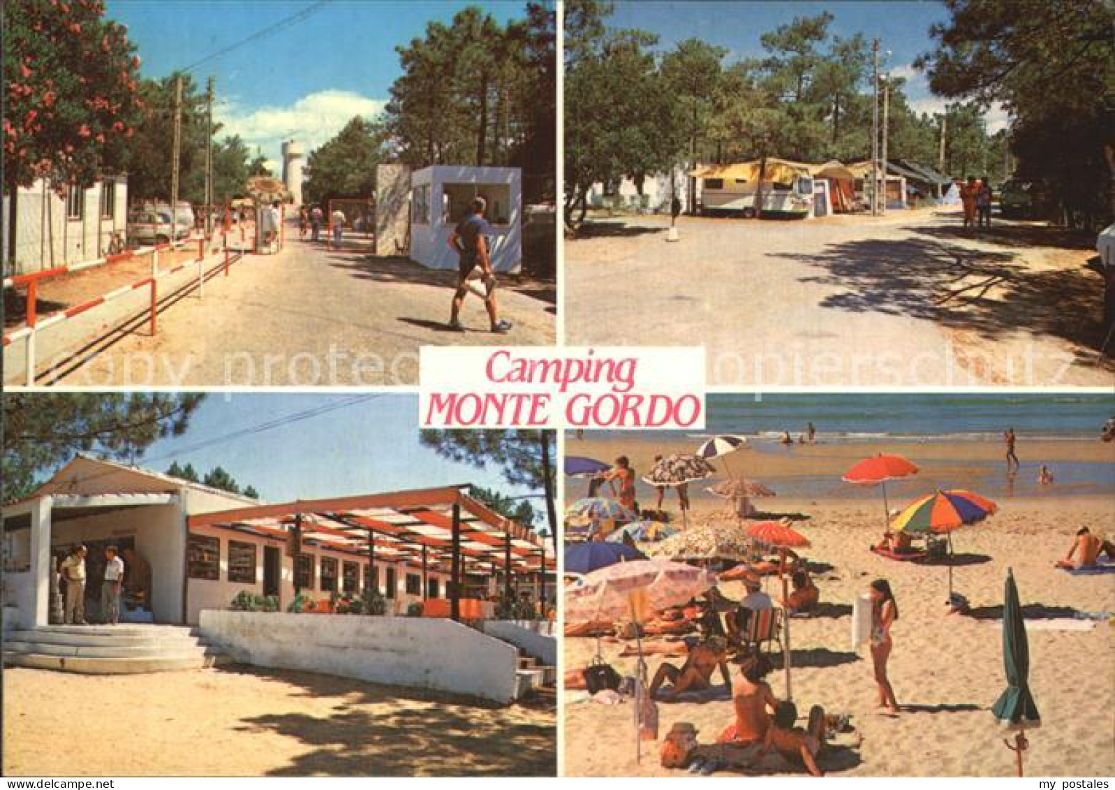 72598385 Monte Gordo Camping Strand Vila Real De Santo António Algarve - Autres & Non Classés