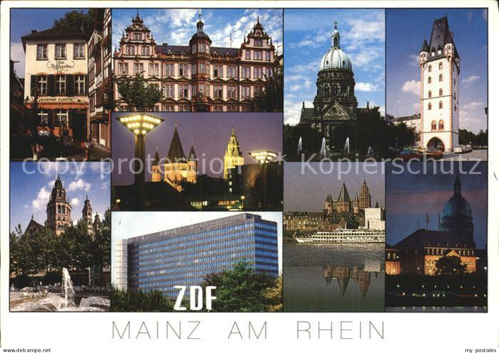 72598171 Mainz Rhein Zum Kirschgarten Gutenberg Museum Christuskirche Dom ZDF Ge - Mainz