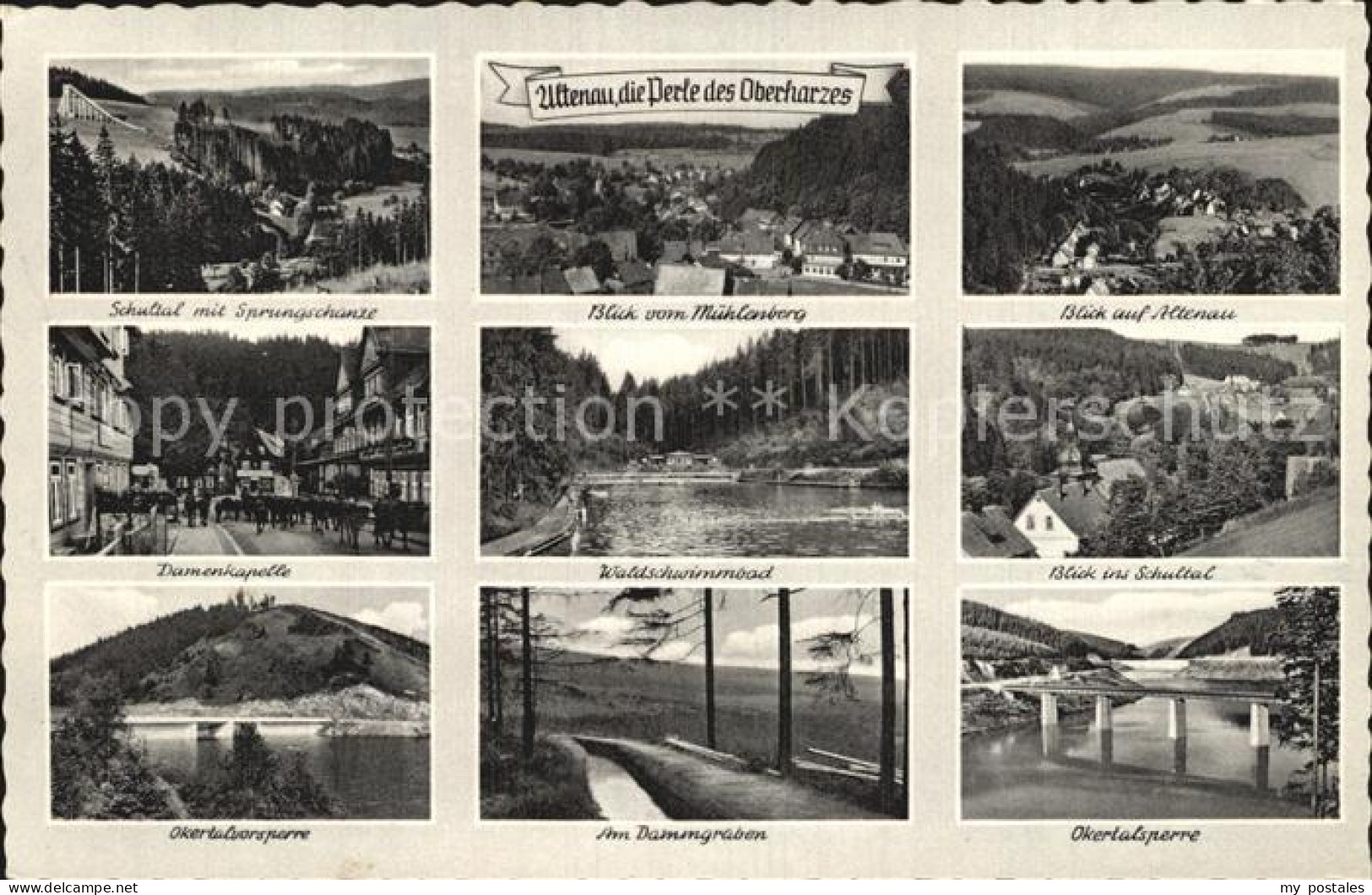 72598132 Altenau Harz Schultal Sprungschanze Muehlenbergblick Altenau Damenkapel - Altenau