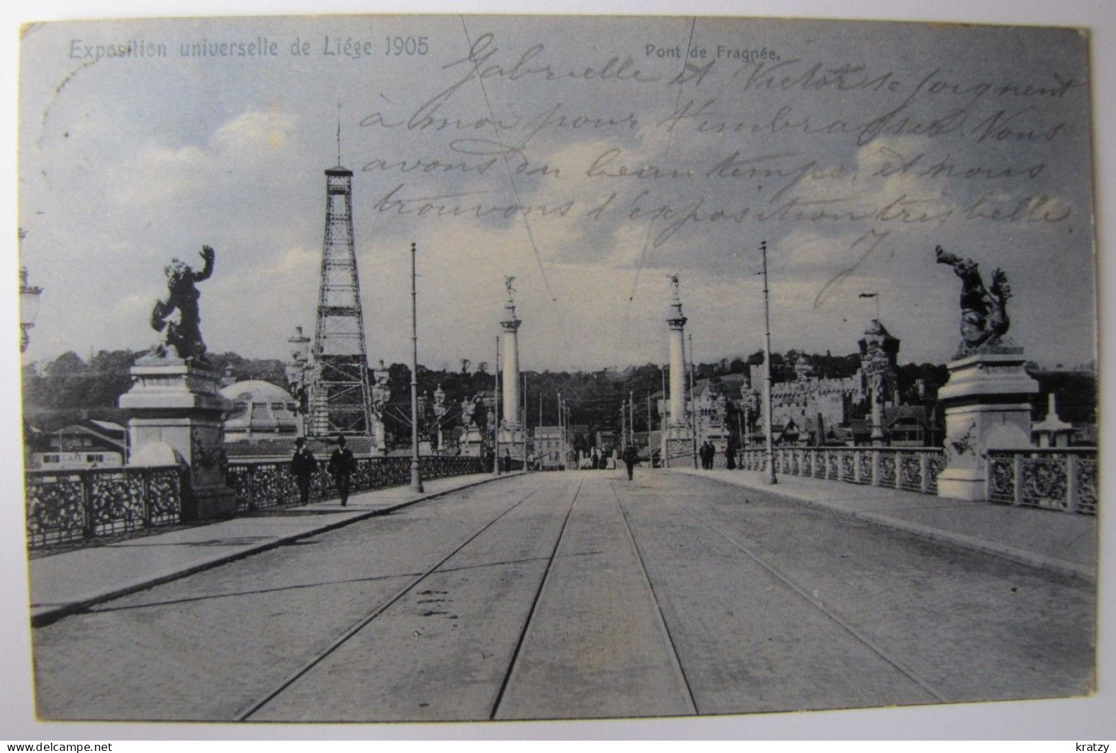 BELGIQUE - LIEGE - VILLE - Exposition Universelle De 1905 - Le Pont De Fragnée - Liege