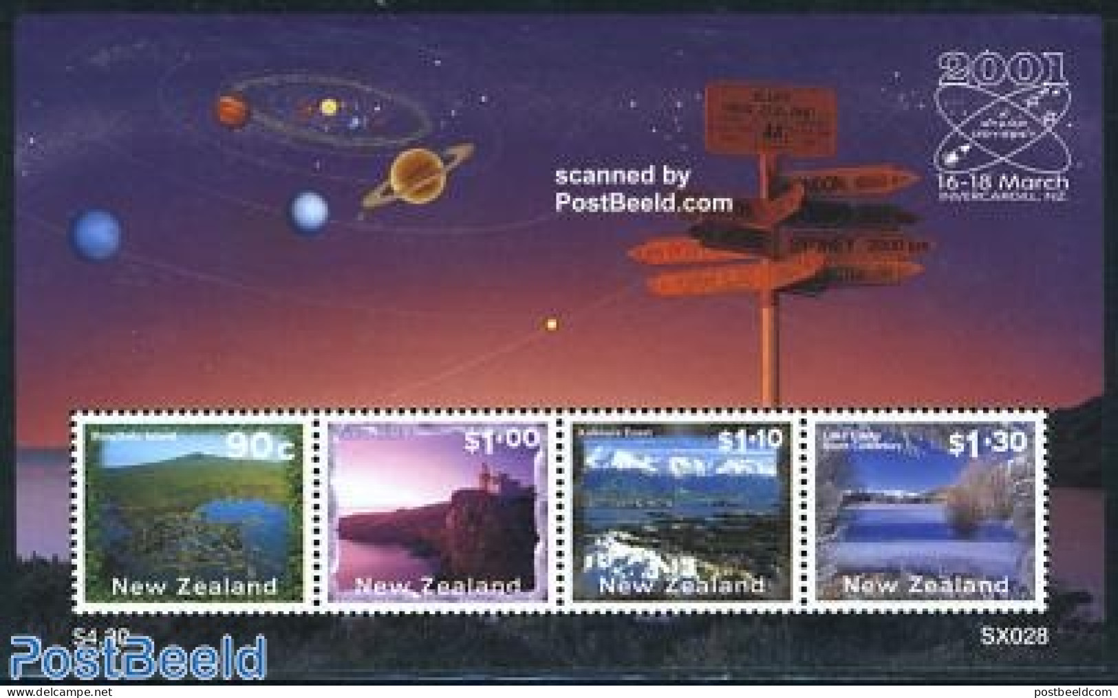 New Zealand 2001 Stamp Odyssey S/s, Mint NH, Various - Lighthouses & Safety At Sea - Unused Stamps