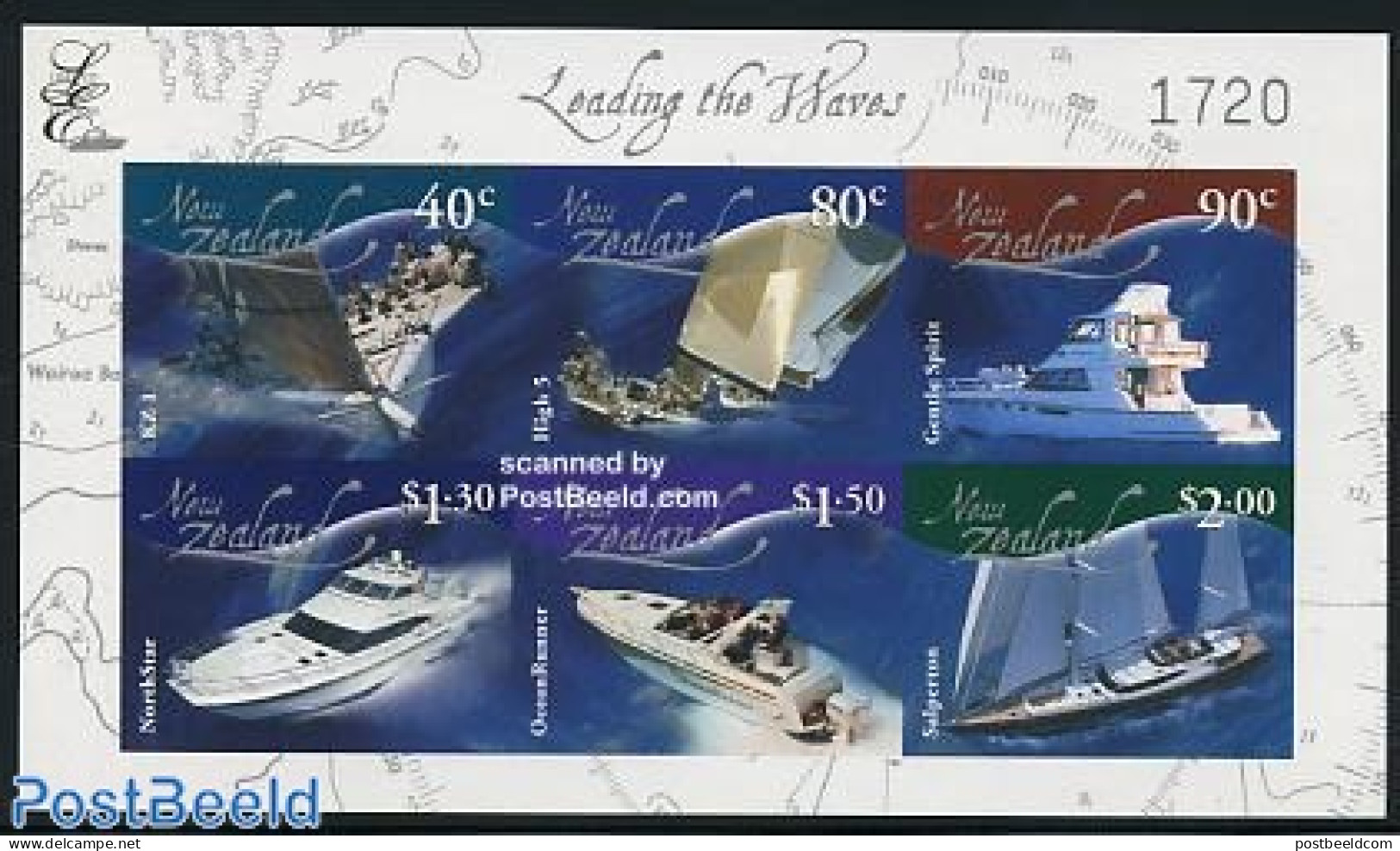 New Zealand 2002 Sailing S/s, Limited Edition, Mint NH, Transport - Ships And Boats - Ongebruikt
