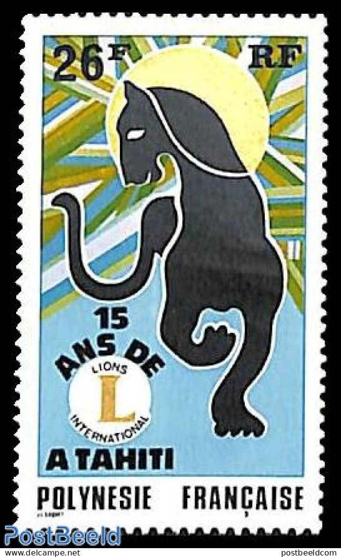 French Polynesia 1975 Lions Club 1v, Mint NH, Various - Lions Club - Unused Stamps