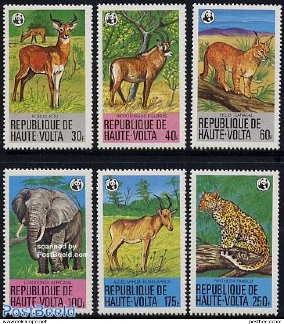 Upper Volta 1979 WWF, Animals 6v, Mint NH, Nature - Animals (others & Mixed) - Elephants - World Wildlife Fund (WWF) - Autres & Non Classés