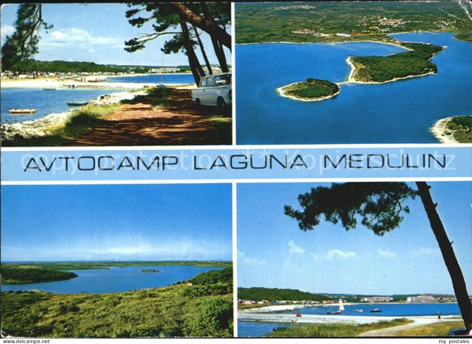 72597753 Medulin Fliegeraufnahme Strand Avtocamp Laguna Croatia - Croatie