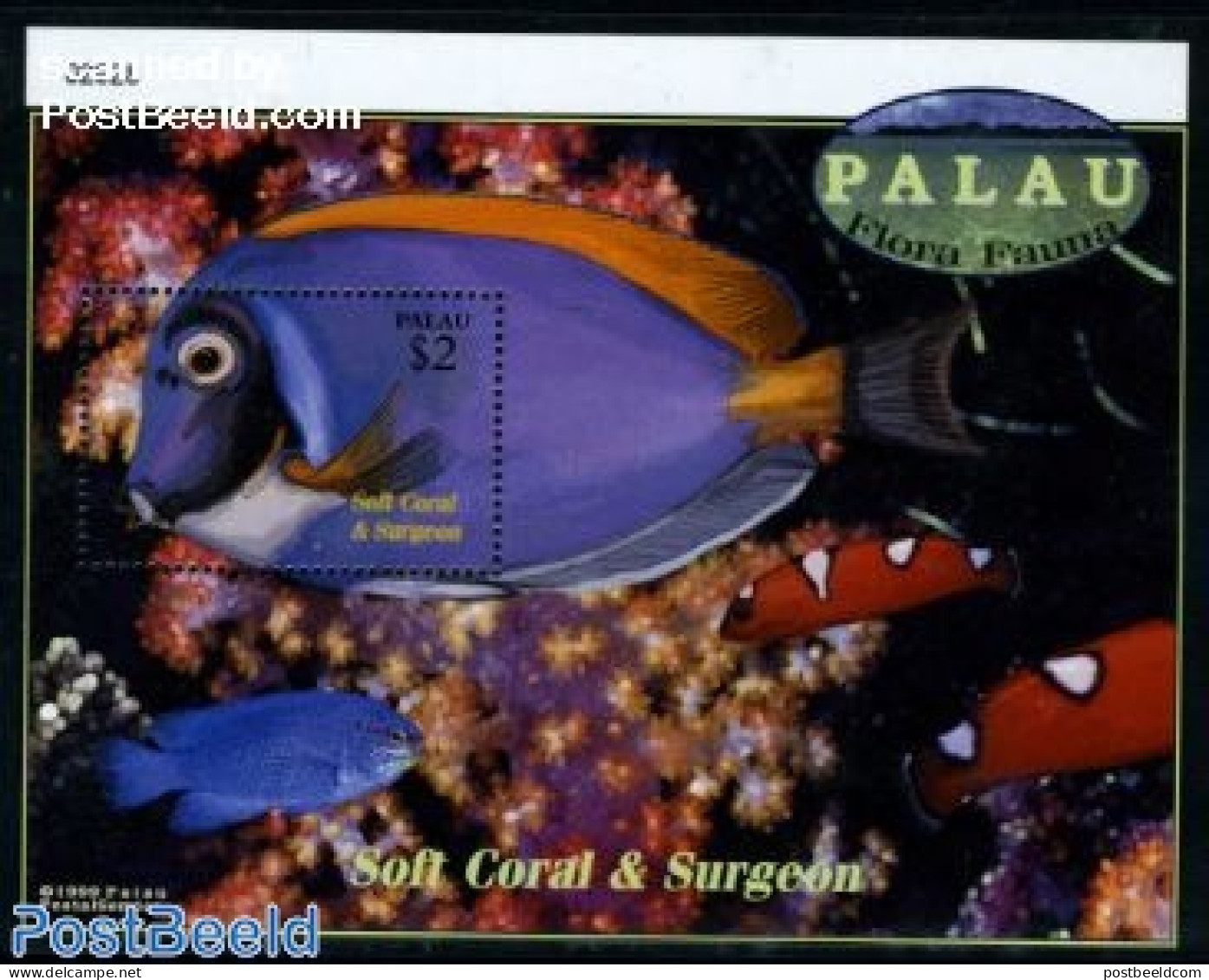 Palau 2000 Fish, Corals S/s, Mint NH, Nature - Fish - Poissons
