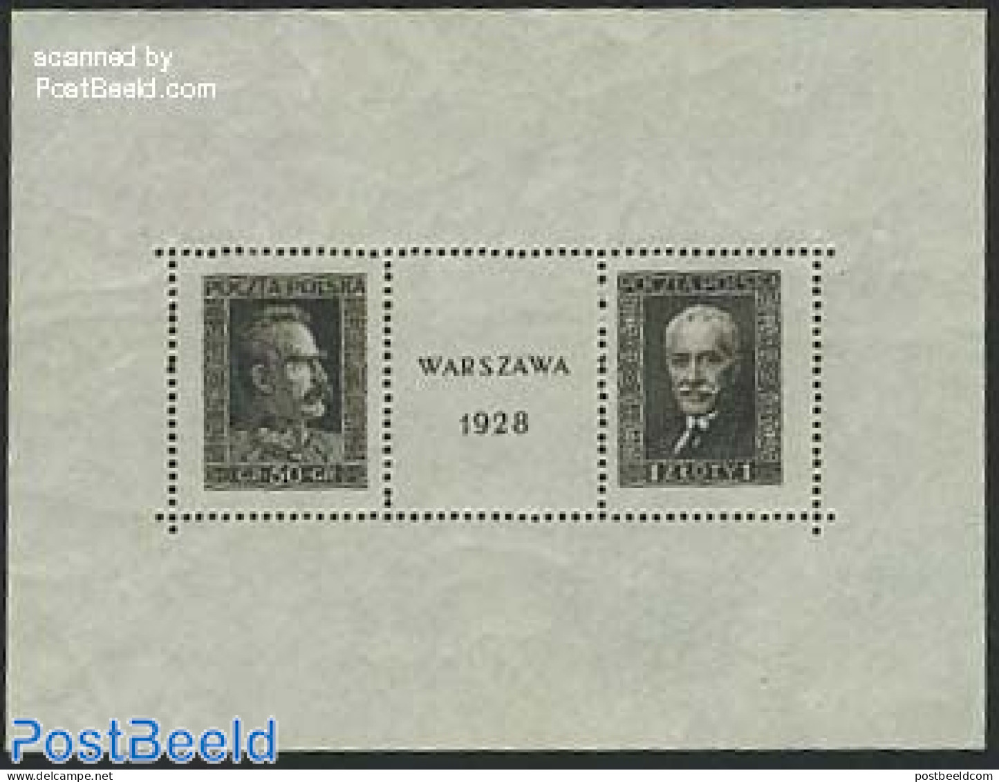 Poland 1928 Stamp Exposition S/s, Mint NH, Philately - Neufs