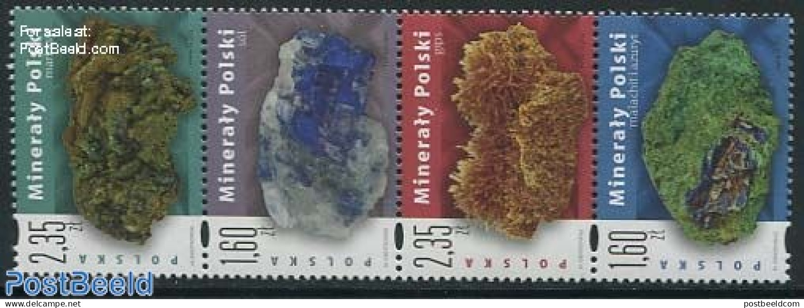 Poland 2013 Minerals 4v [:::], Mint NH, History - Geology - Neufs