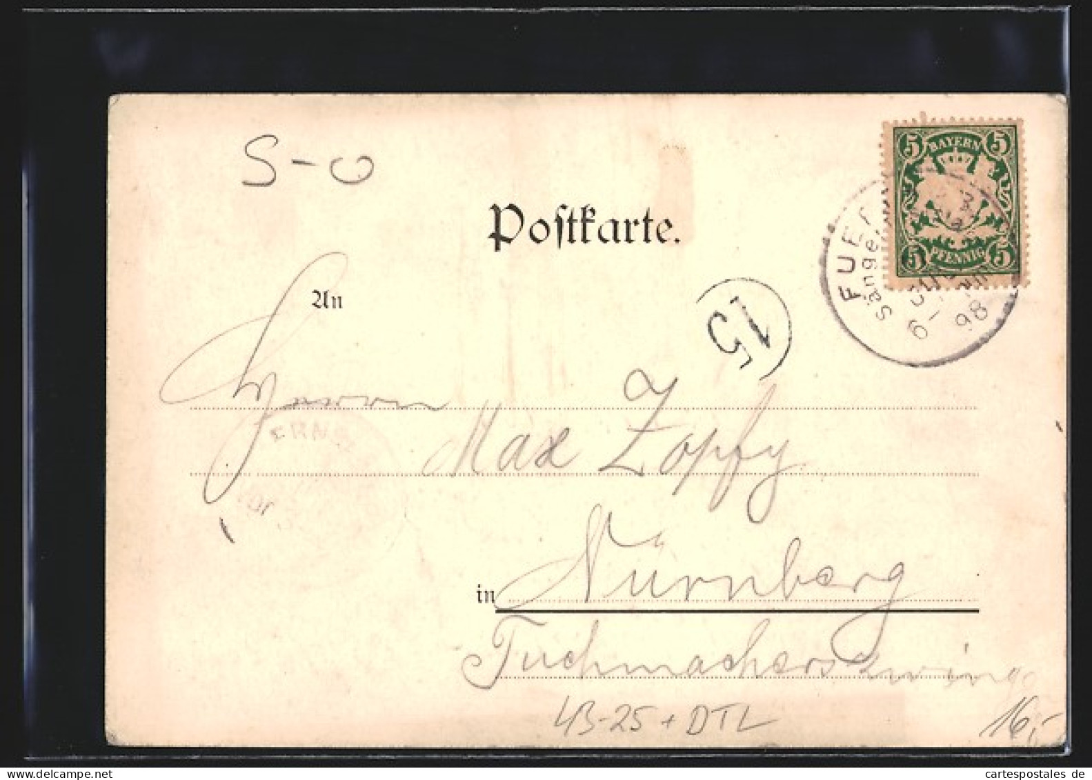 AK Fürth, IX. Fränkisches Sängerbundesfest 1898, Gesamtansicht  - Autres & Non Classés