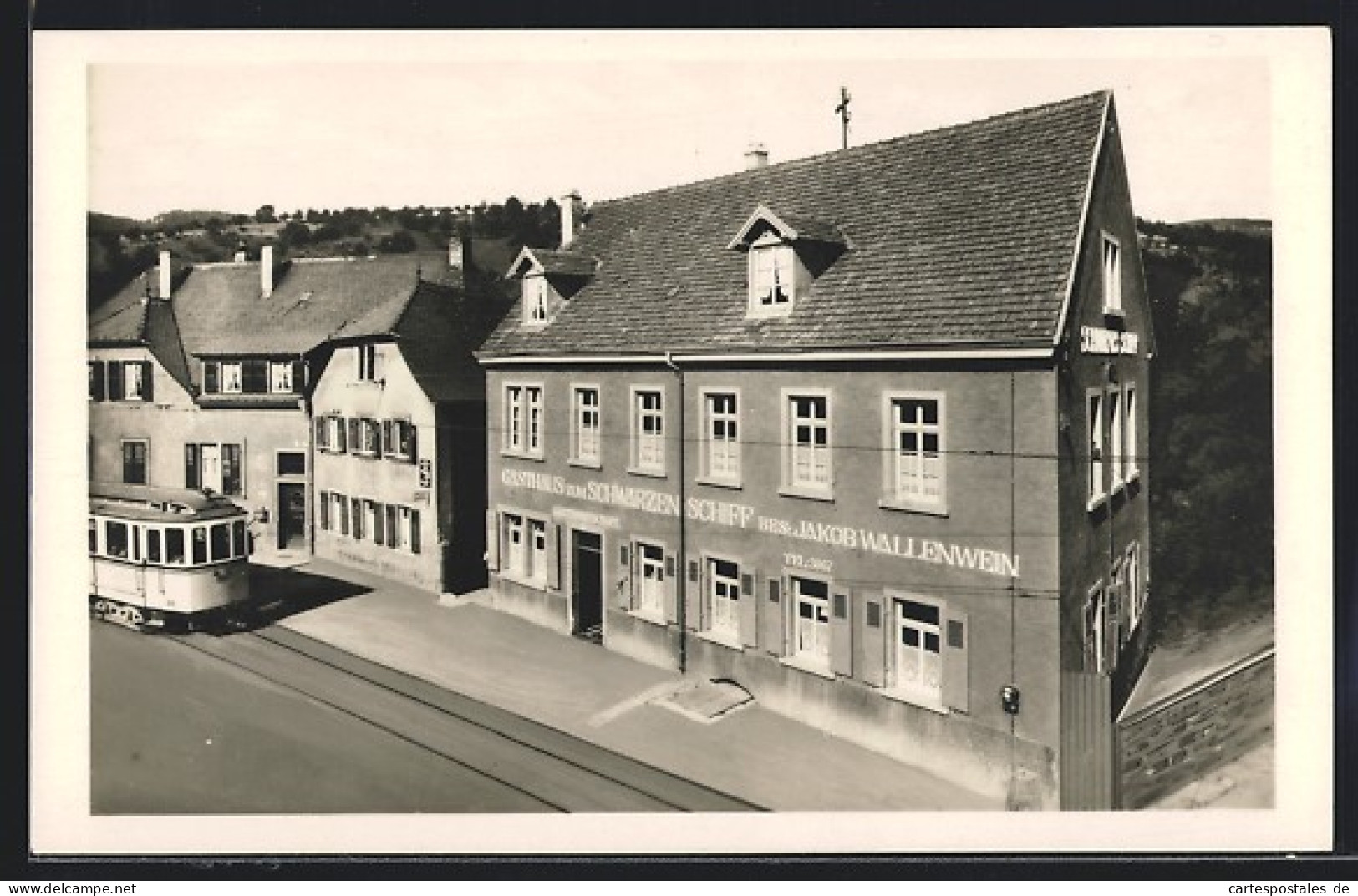 AK Heidelberg-Schlierbach, Gasthaus Zum Schwarzen Schiff  - Heidelberg