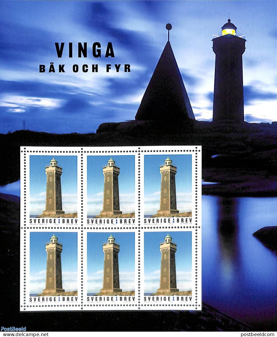 Sweden 2018 Lighthouse M/s, Mint NH, Various - Lighthouses & Safety At Sea - Ungebraucht