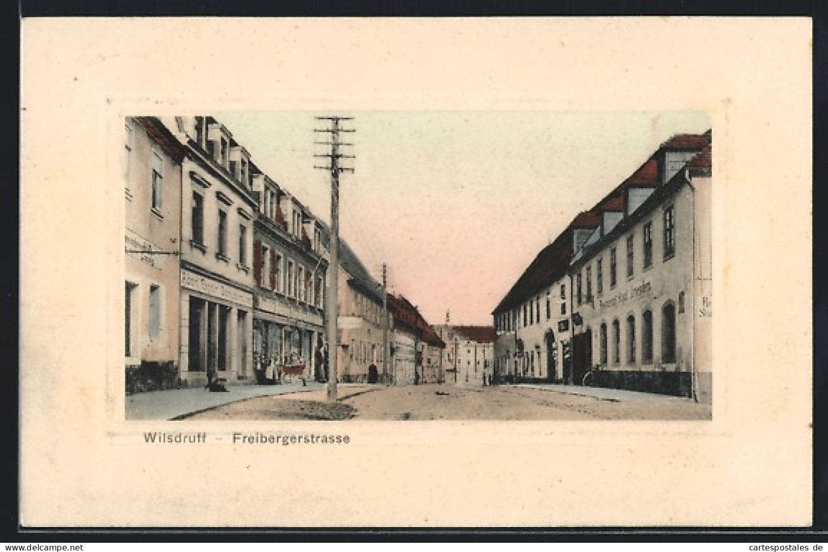 AK Wilsdruff, Partie In Der Freibergerstrasse  - Freiberg (Sachsen)