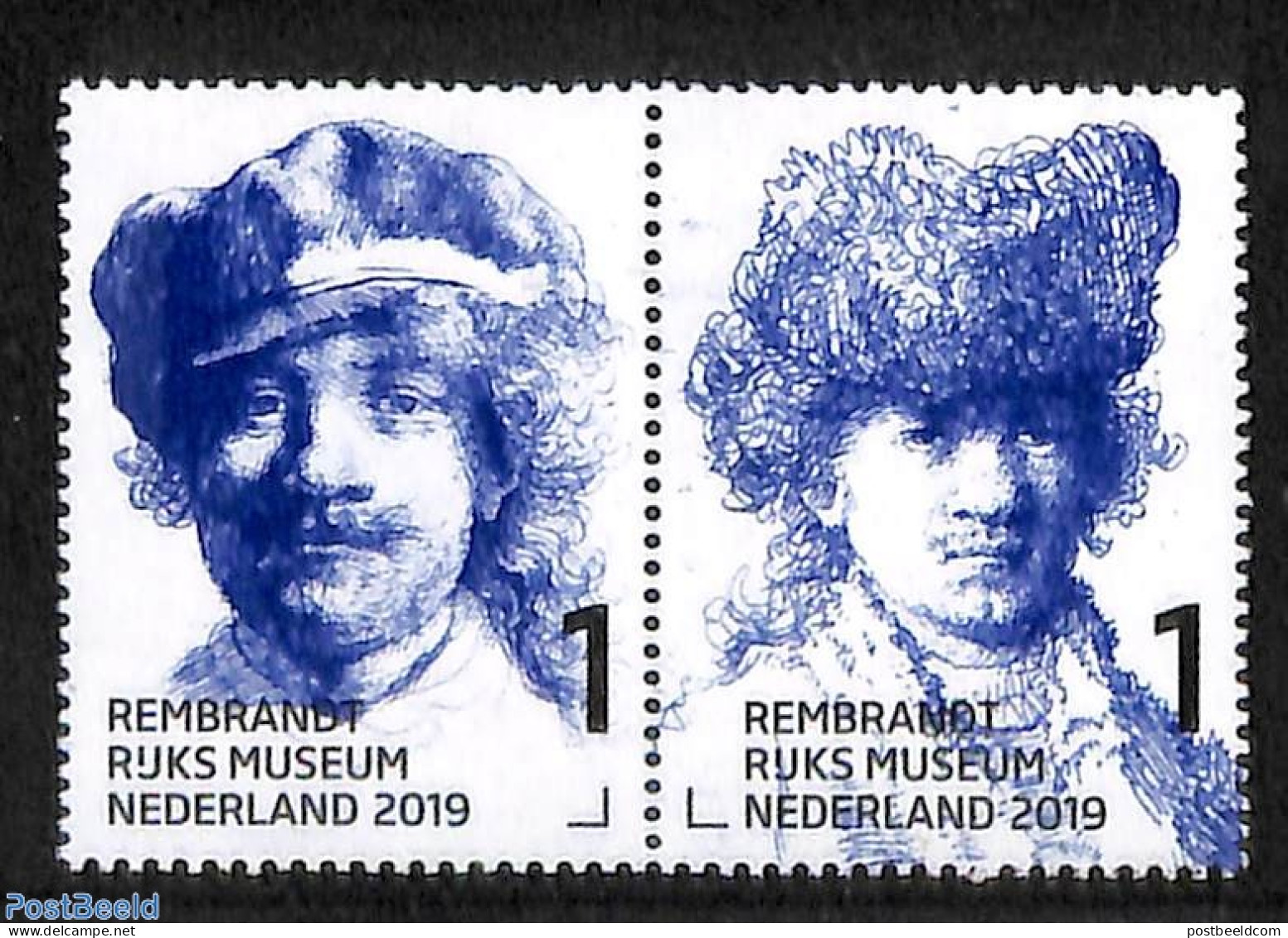 Netherlands 2019 Rembrandt, Rijksmuseum 2v [:], Mint NH, Art - Museums - Paintings - Rembrandt - Nuevos