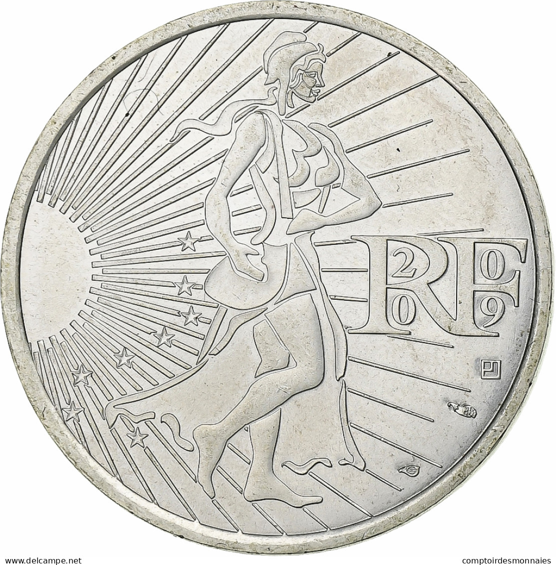 France, 10 Euro, 2009, Argent, SPL, Gadoury:EU337, KM:1580 - Frankrijk