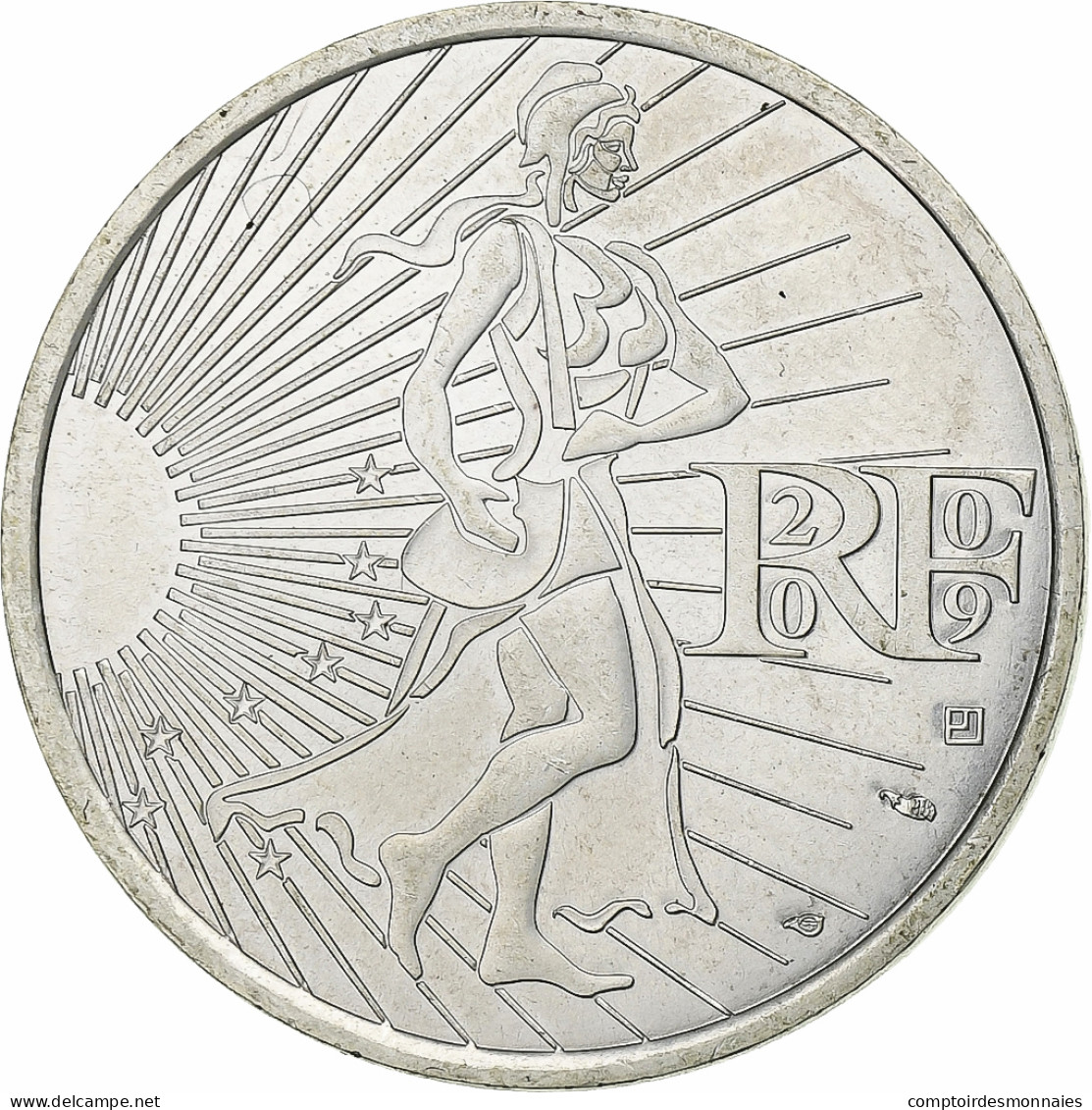 France, 10 Euro, 2009, Argent, SPL, Gadoury:EU337, KM:1580 - France